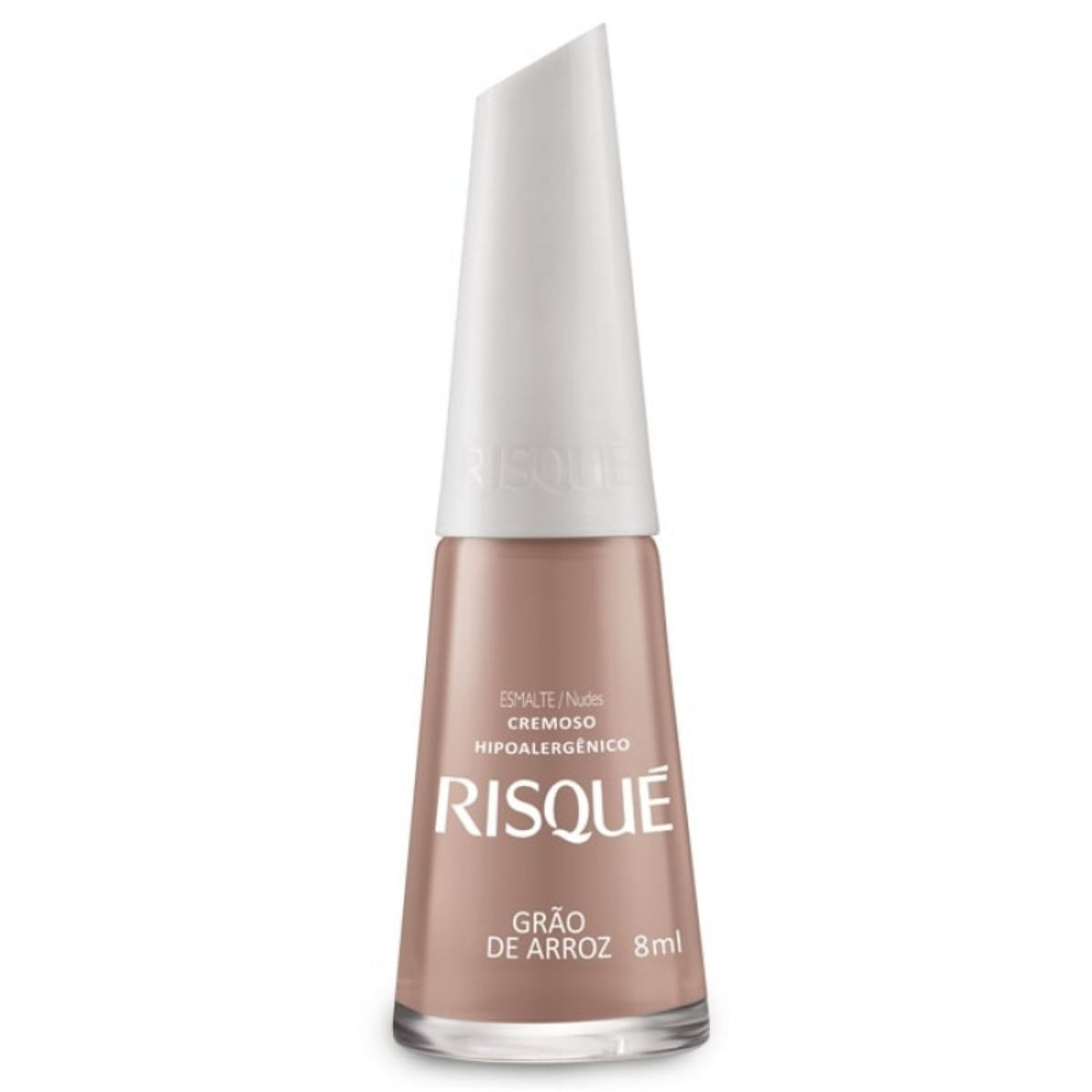 Esmalte Risque Grão de Arroz Vidro 8 ml