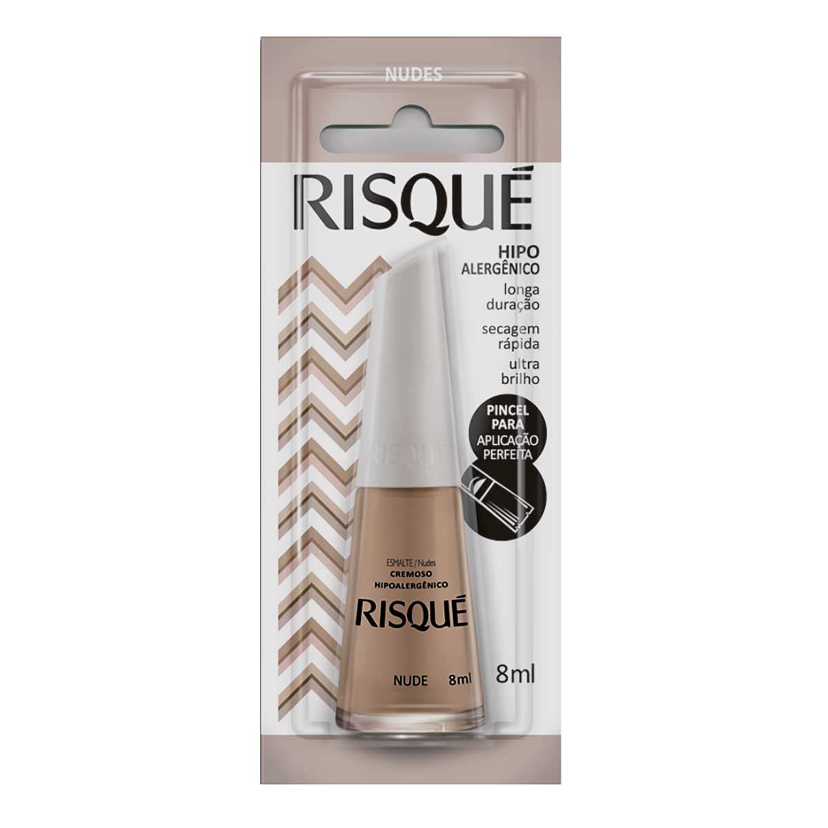 Esmalte Risqué Nude Cremoso Nude 8 ml