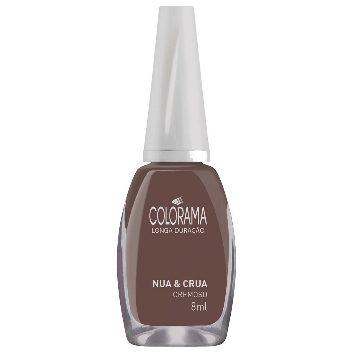 Esmalte Colorama Nua &amp; Crua Brilhante Cremoso 8ml