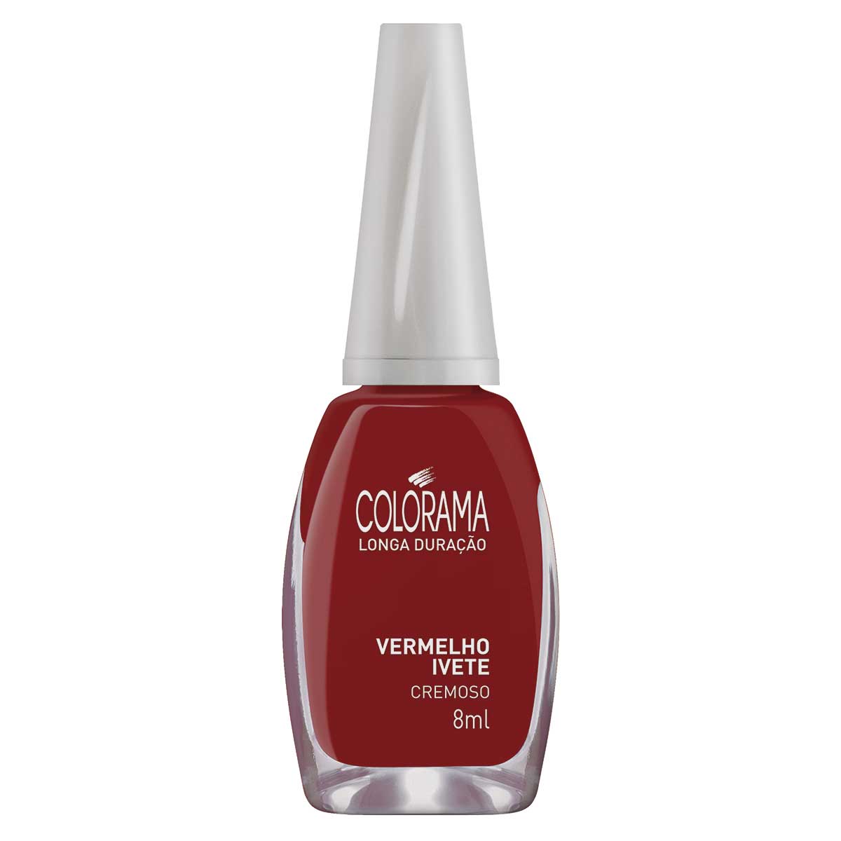 Esmalte Colorama Vermelho Ivete Brilhante Cremoso 8ml