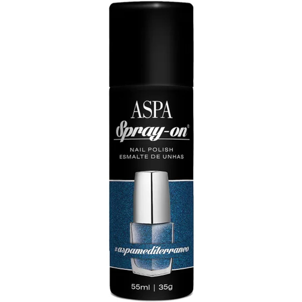 Esmalte de Unhas Aspa Spray On Mediterrâneo 55 Ml