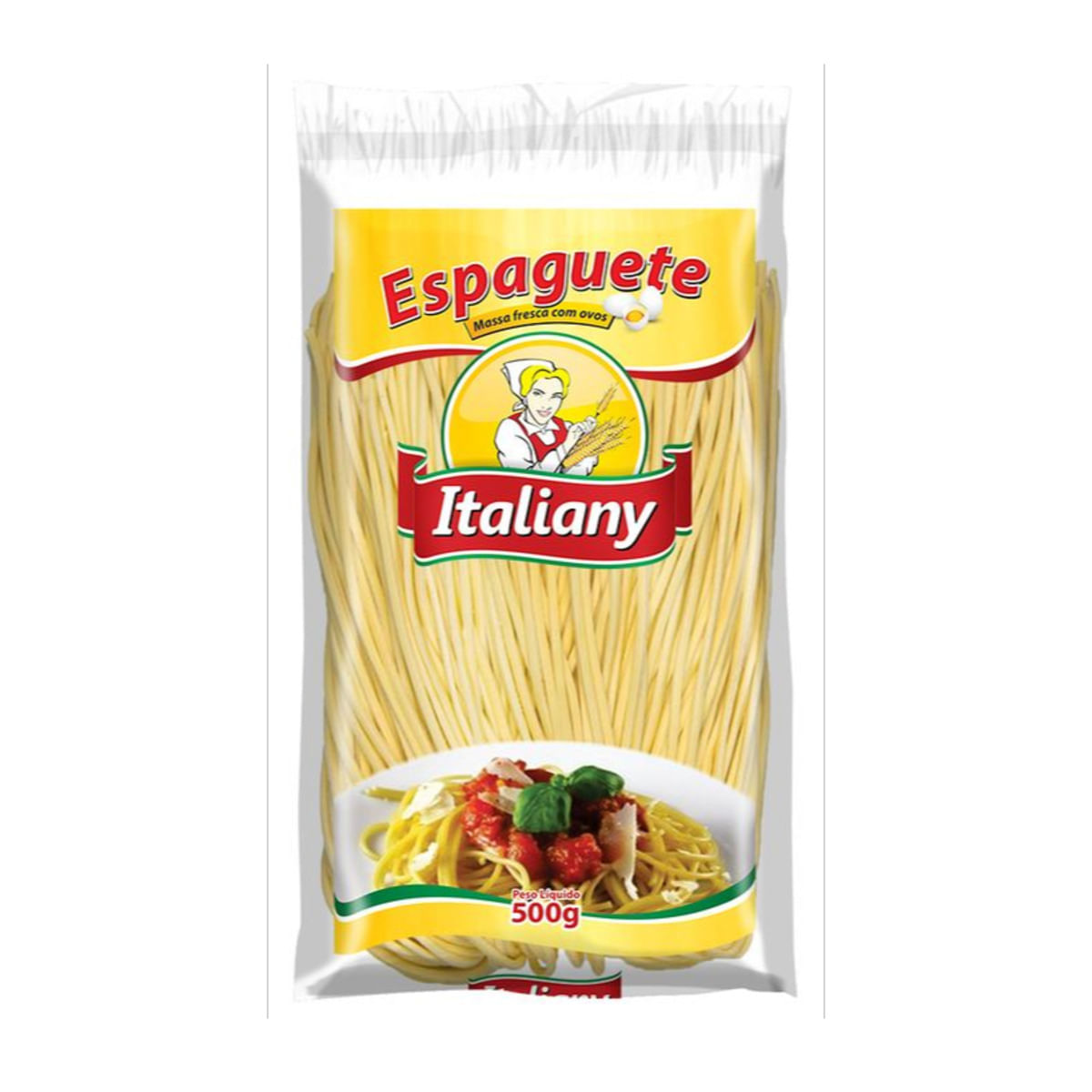 Espaguete Italiany Massa Fresca com Ovos 500 g