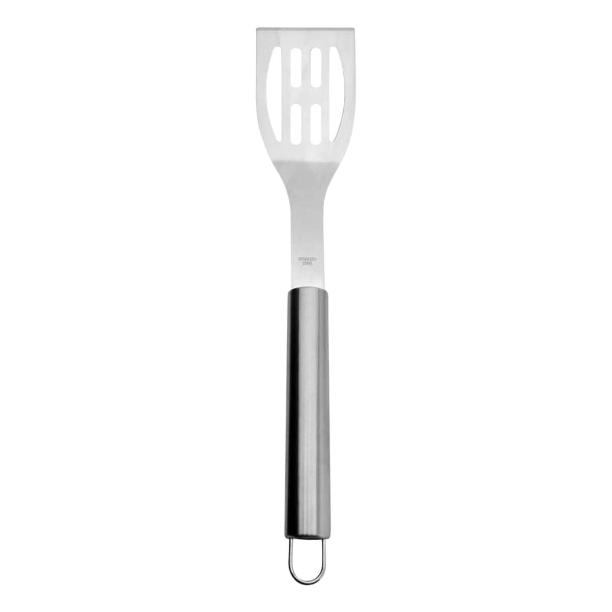 Espatula Longa Vasada 43 Cm Para Churrasco Prata Mimo Style