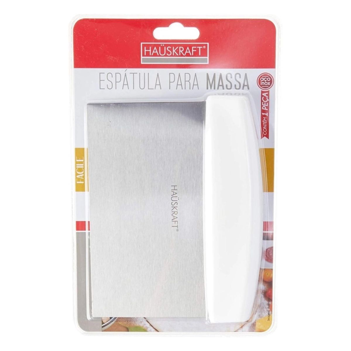 Espátula Para Massa Facile 15 cm Branco Hauskraft