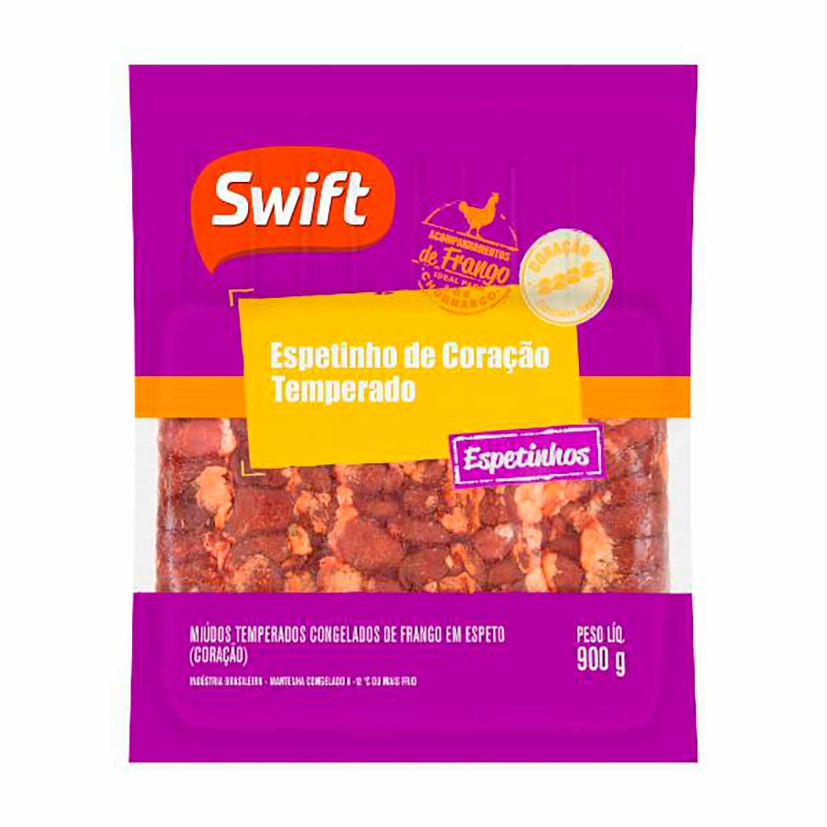 Espetinho de Coração Swift 900 g