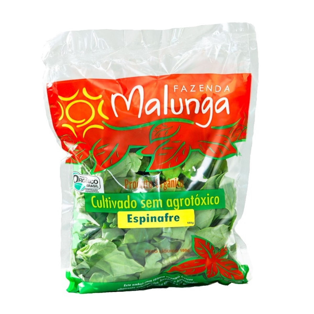 Espinafre Orgânico Malunga 180 g