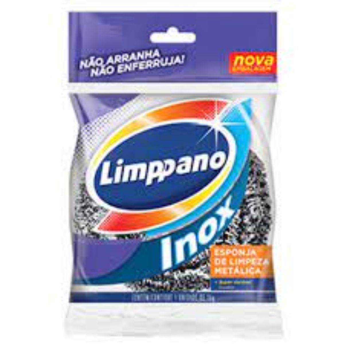 Esponja de Aço Inox Limppano 1 Unidade