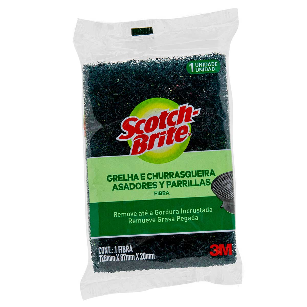 Esponja Grelhas e Churrasqueiras Scotch-Brite - 1 Unidade