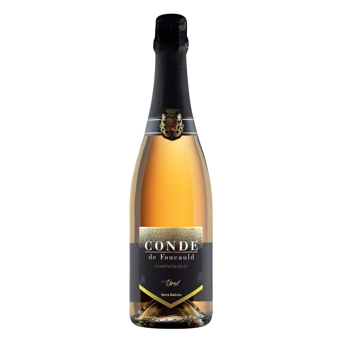 Espumante Brasileiro Rosé Brut Conde de Foucauld Serra Gaúcha Garrafa 750 ml