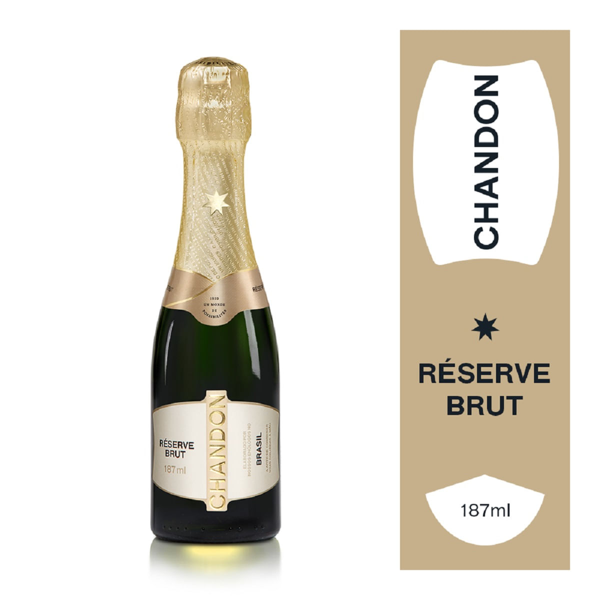 Espumante Chandon Brut Branco Baby 187ml