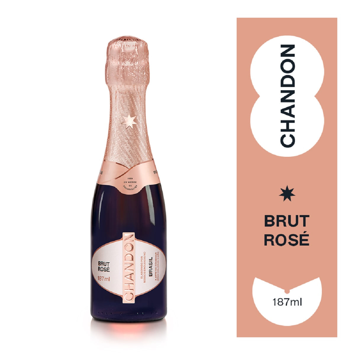 Espumante Chandon Brut Rosé Baby 187ml