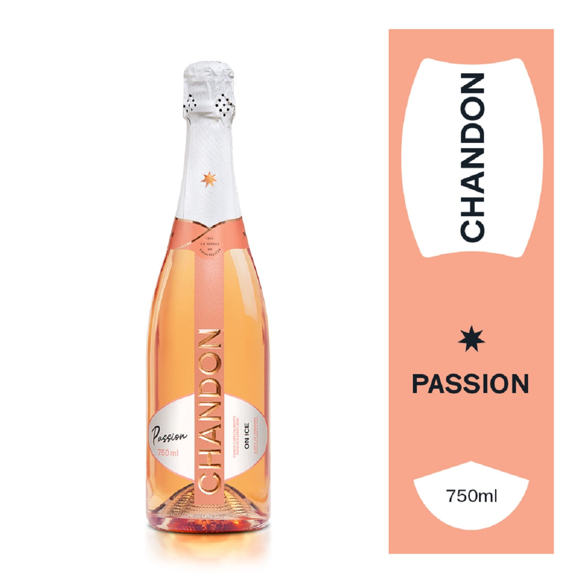 Espumante Chandon Demi-Sec Rosé Passion 750ml