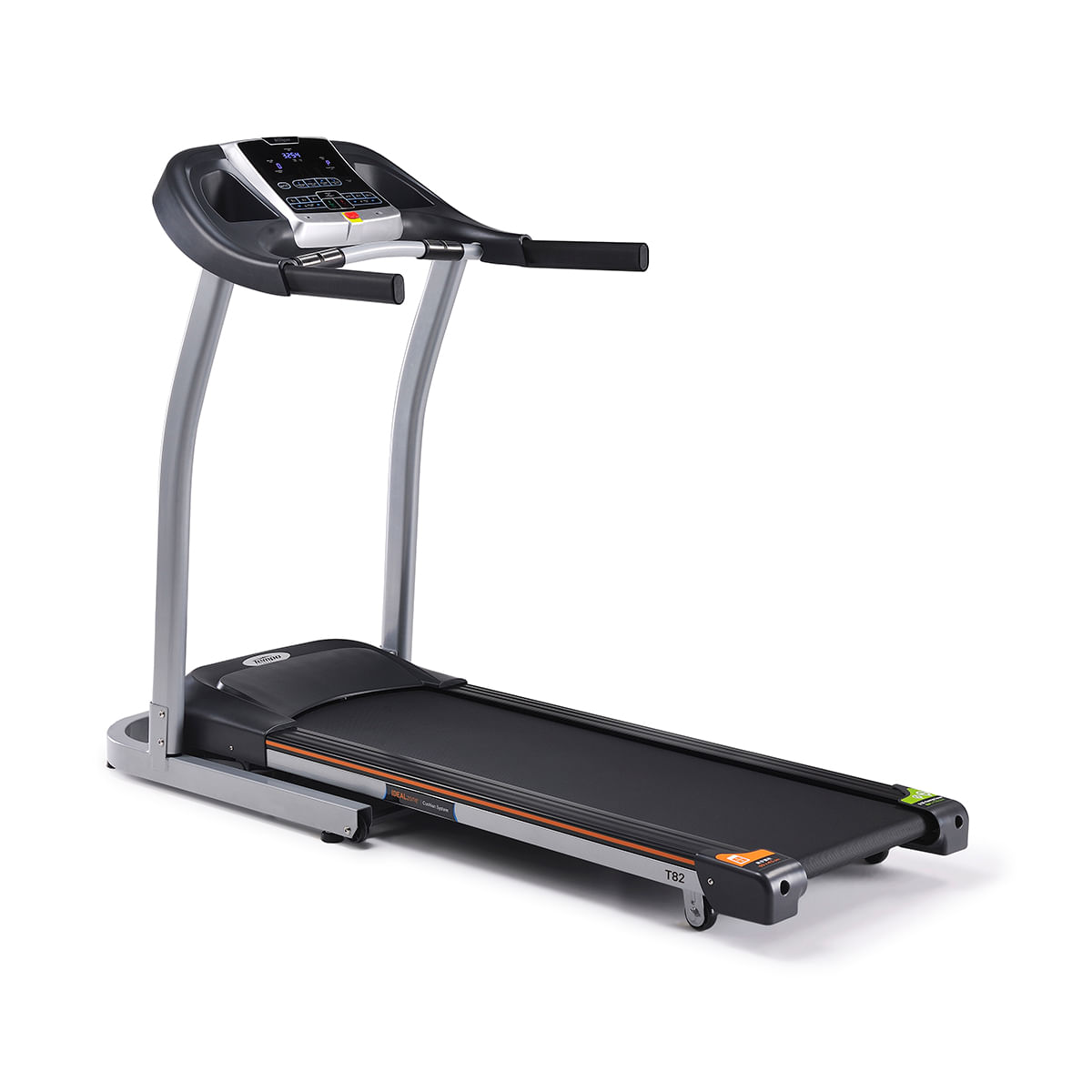 Esteira Ergométrica Eletrônica Dobrável Johnson Fitness Tempo T82 Vel. Máx. 15km/h Inclinação 10% 4 Prog. 110V