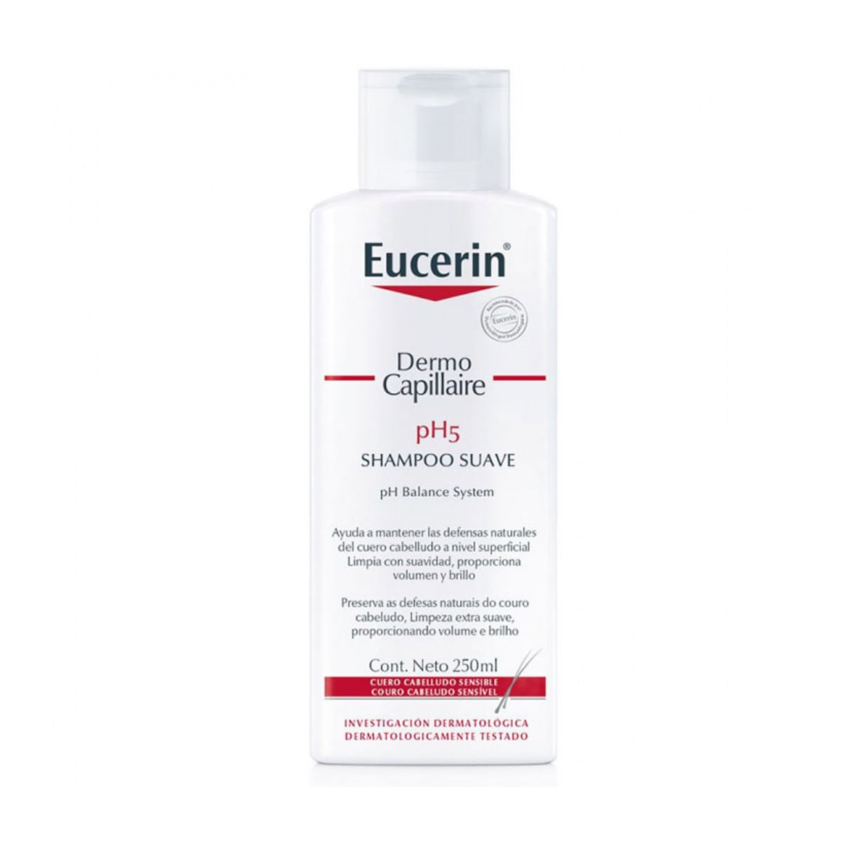 Shampoo Dermo Capillaire PH5 Eucerin 250ml