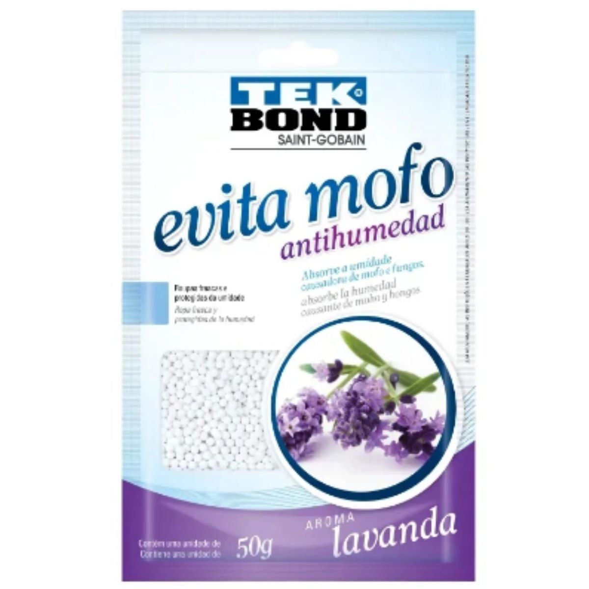 Evita Mofo Tekbond Lavanda em Sachê 50g