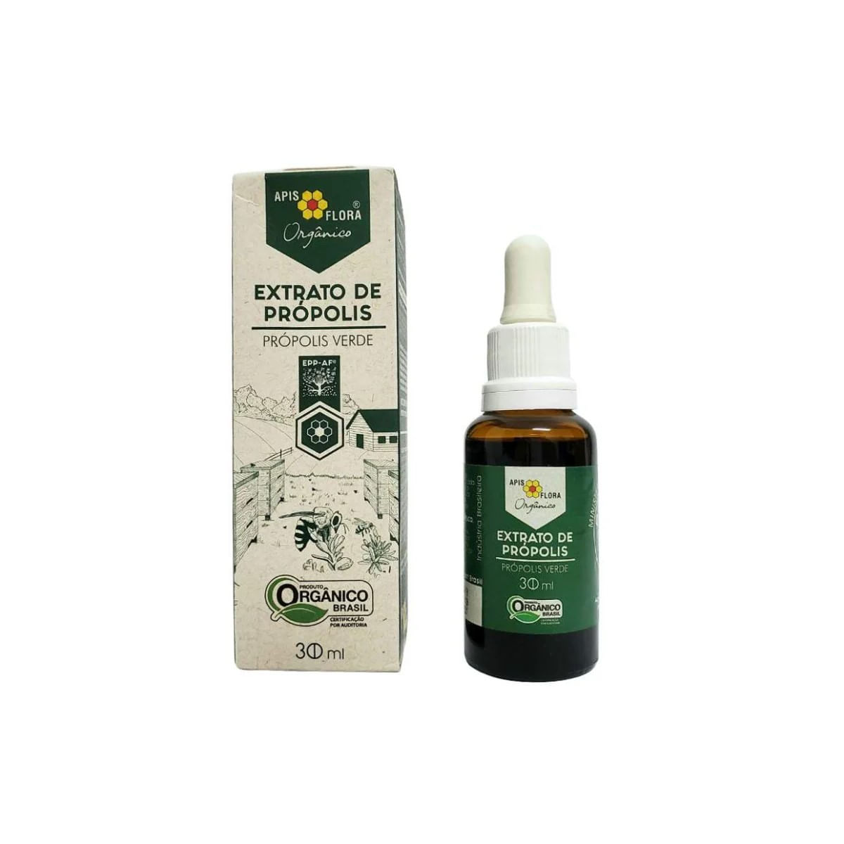 Extrato de Propólis Verde Organico Apis Flora 30ml