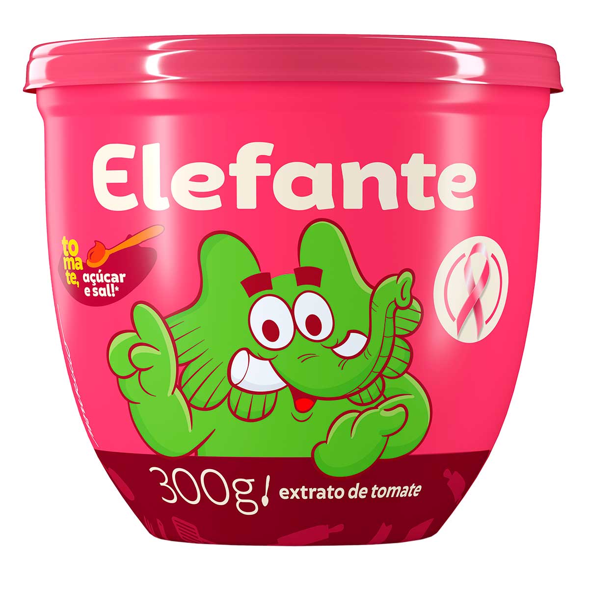 Extrato de Tomate Tradicional Elefante Pote 300g