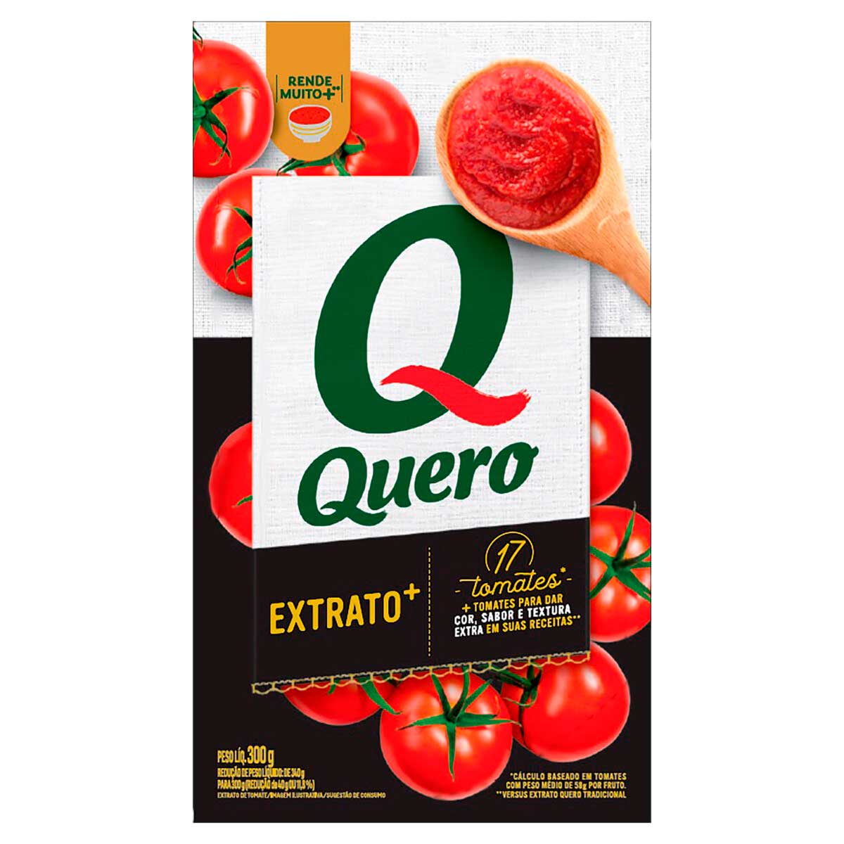 Extrato de Tomate Quero 300g