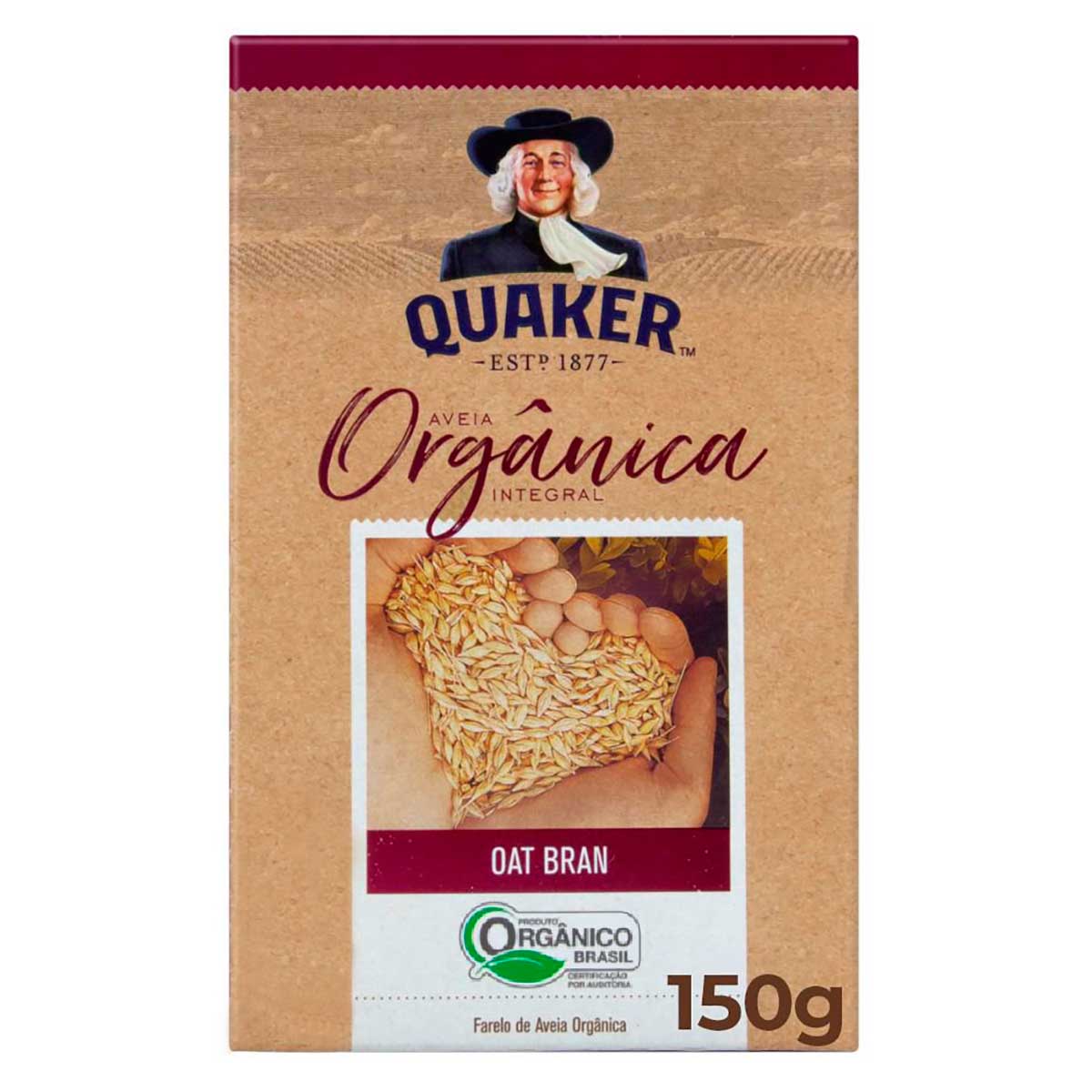 Farelo de Aveia Integral Orgânico Quaker 150g