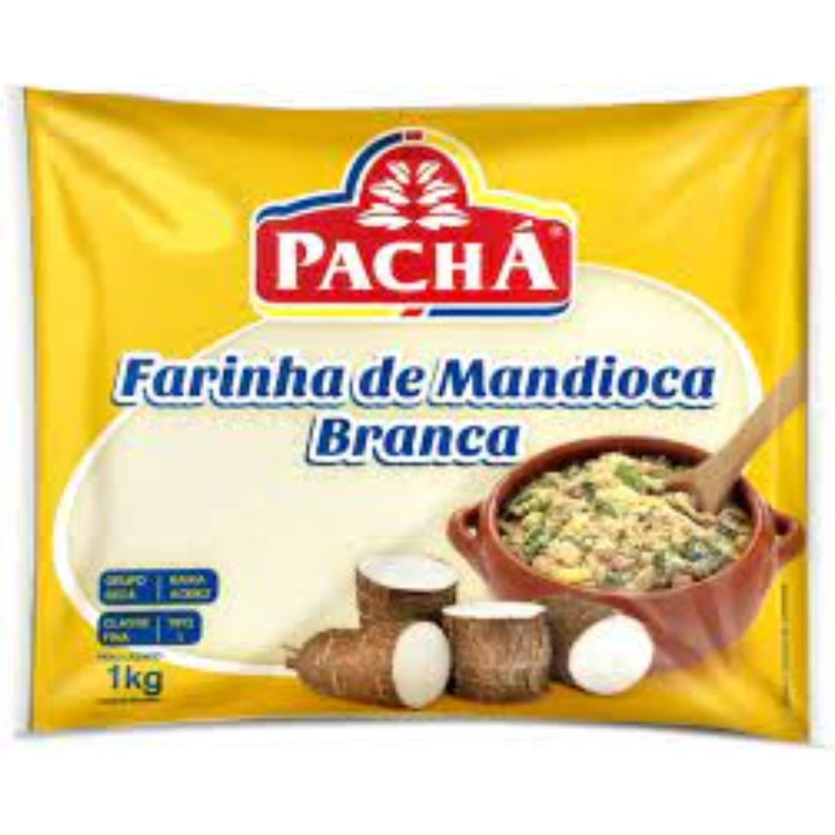 Farinha de Mandioca Branca Pachá 1 kg