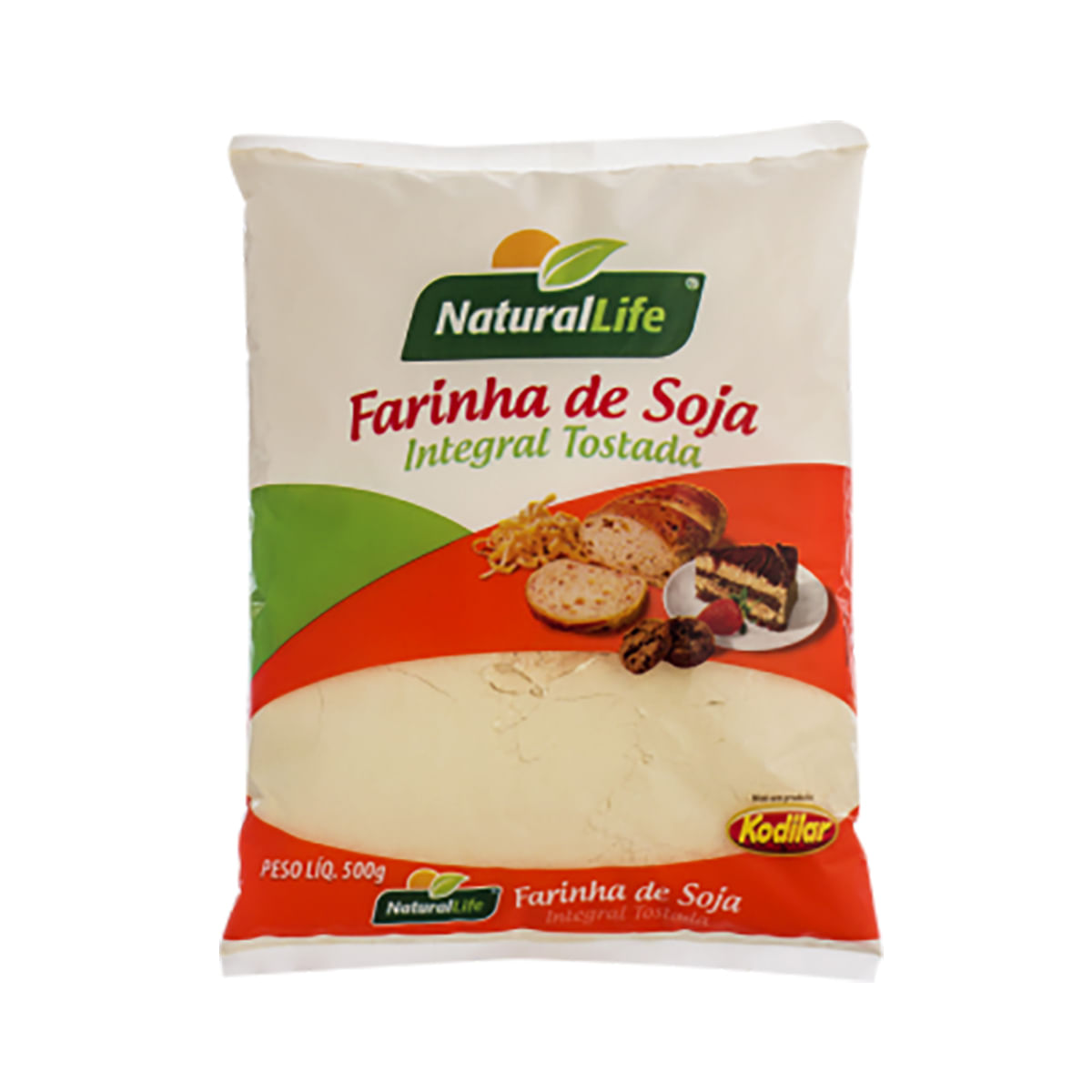 Farinha de Soja Integral Tostada Natural Life 500 g