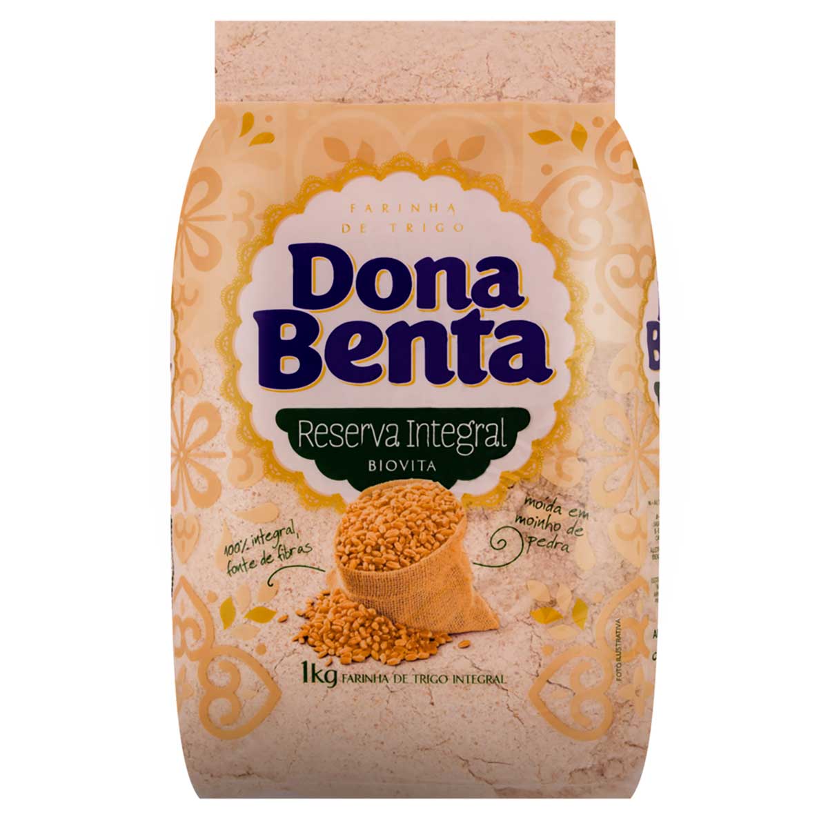 Farinha de Trigo Integral Dona Benta Integral Premium 1 Kg