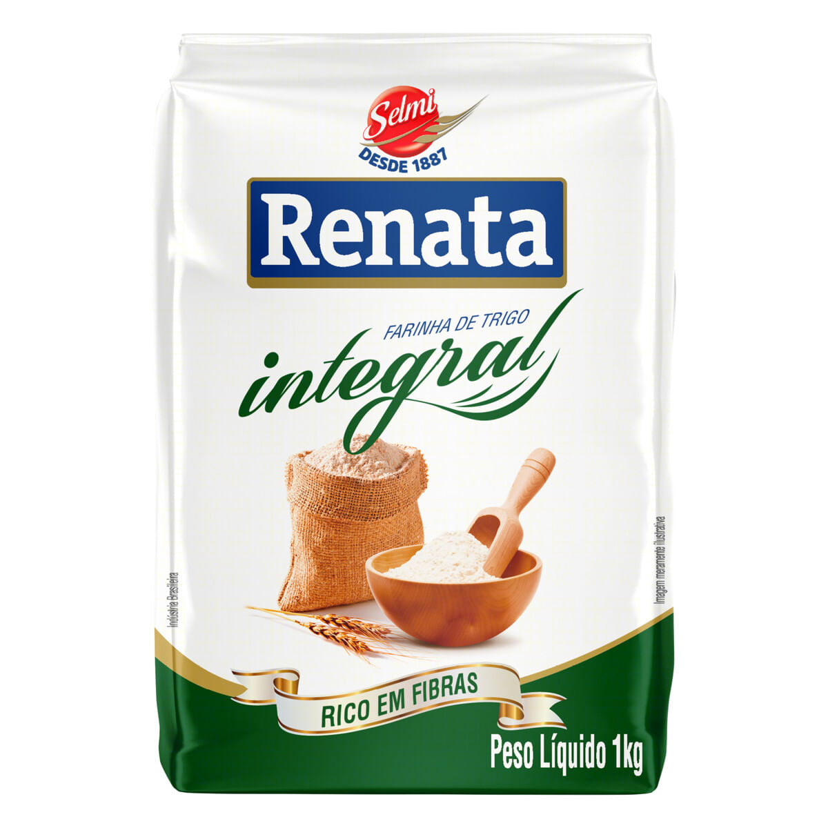 Farinha de Trigo Integral Renata 1 Kg