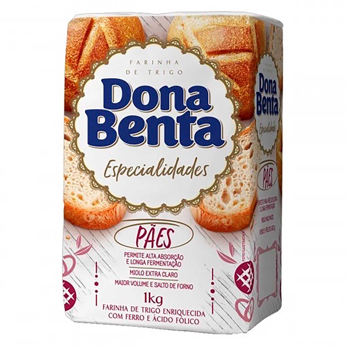 Farinha de Trigo para Pães Dona Benta 1 Kg