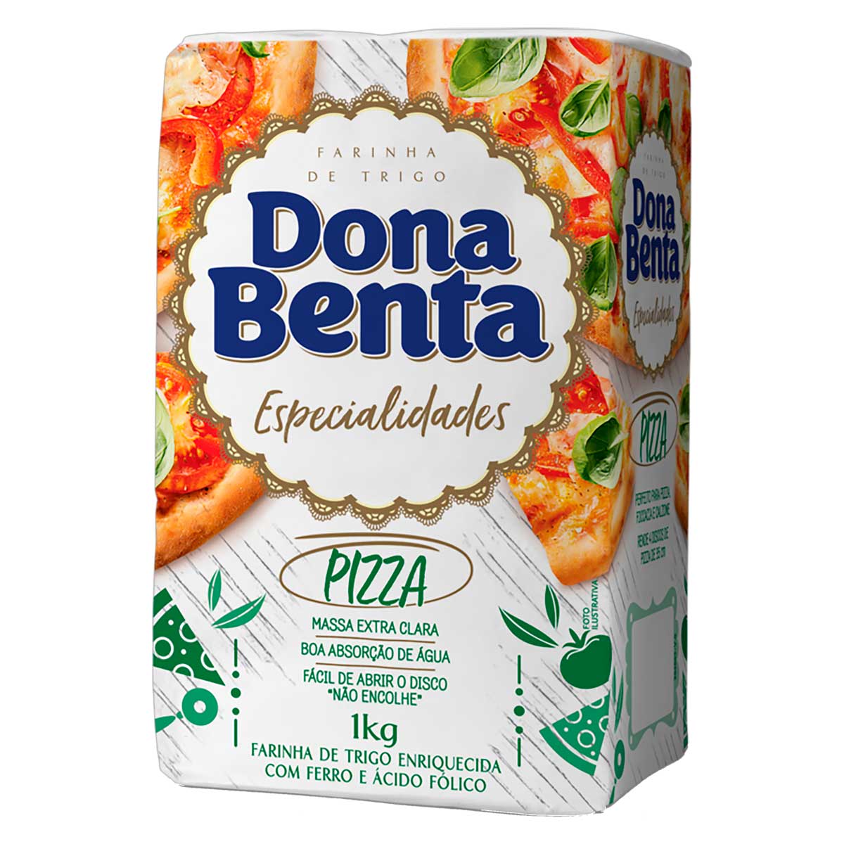 Farinha de Trigo Para Pizza Dona Benta Especialidades 1 Kg