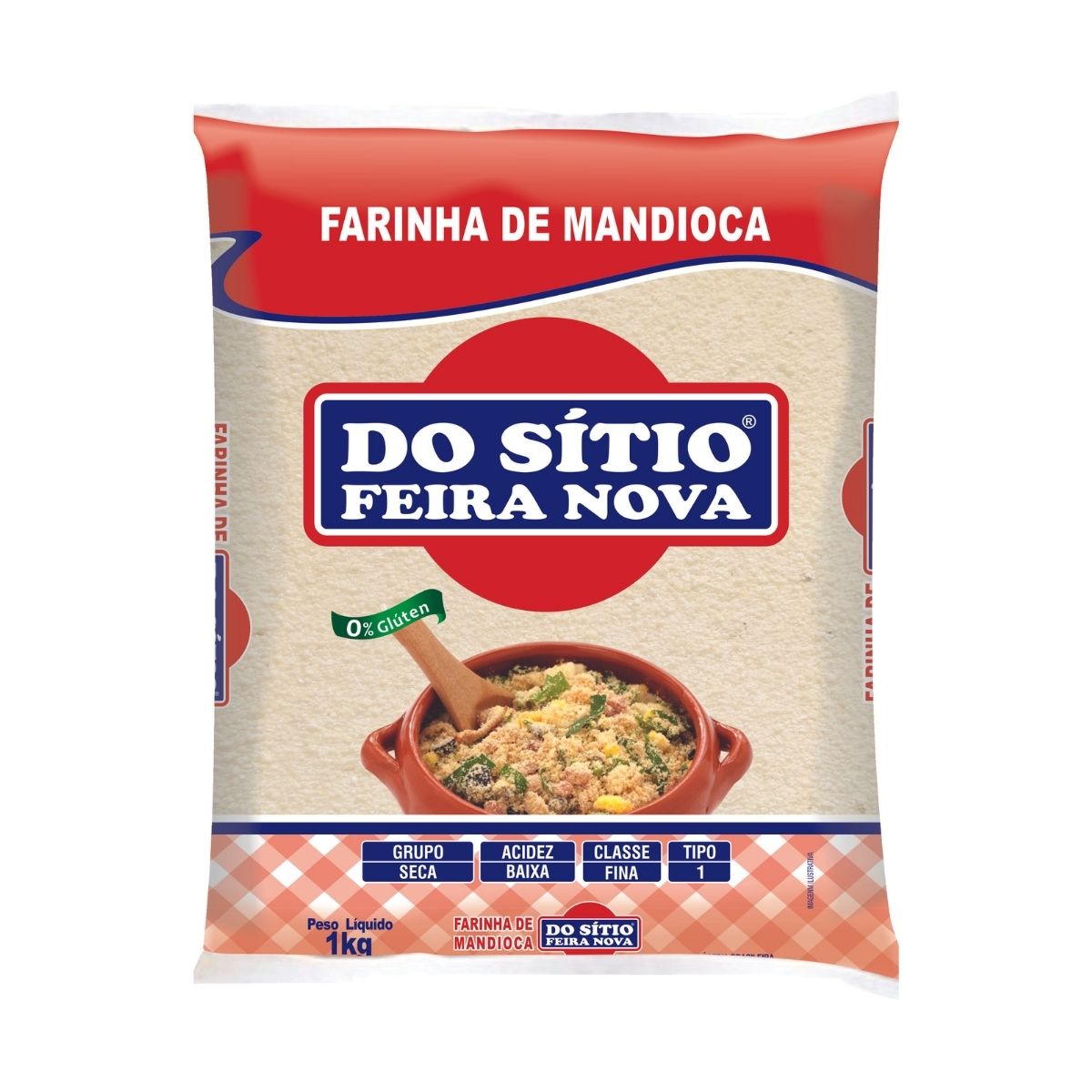 Farinha Mandioca Do Sitio 1 Kg