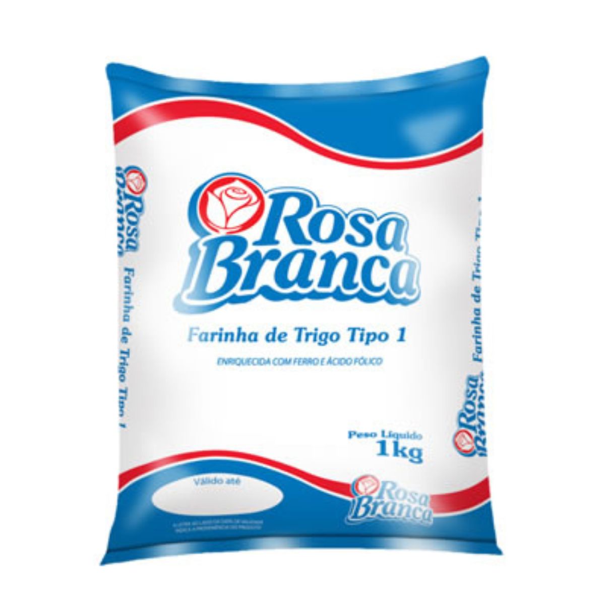 Farinha Trigo Ferro Rosa Branca 1 Kg