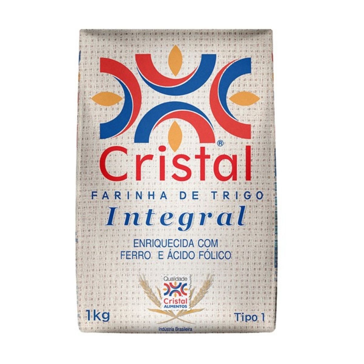 Farinha Trigo Integral Cristal 1 kg