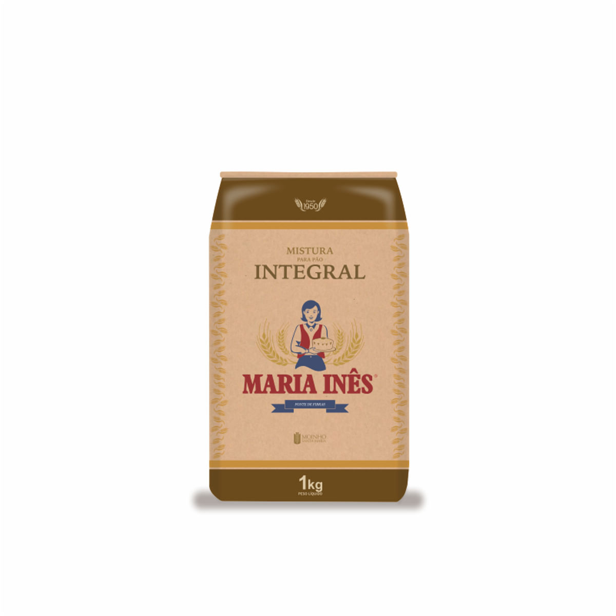 Farinha de Trigo Integral Maria Inês 1 kg