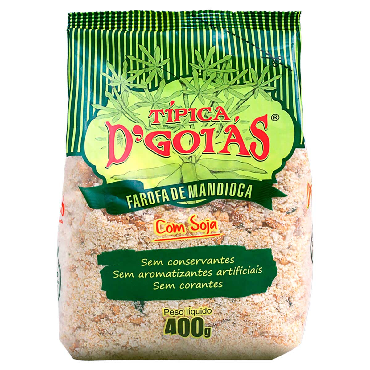 Farofa de Mandioca com Soja D&apos;Goiás 400g