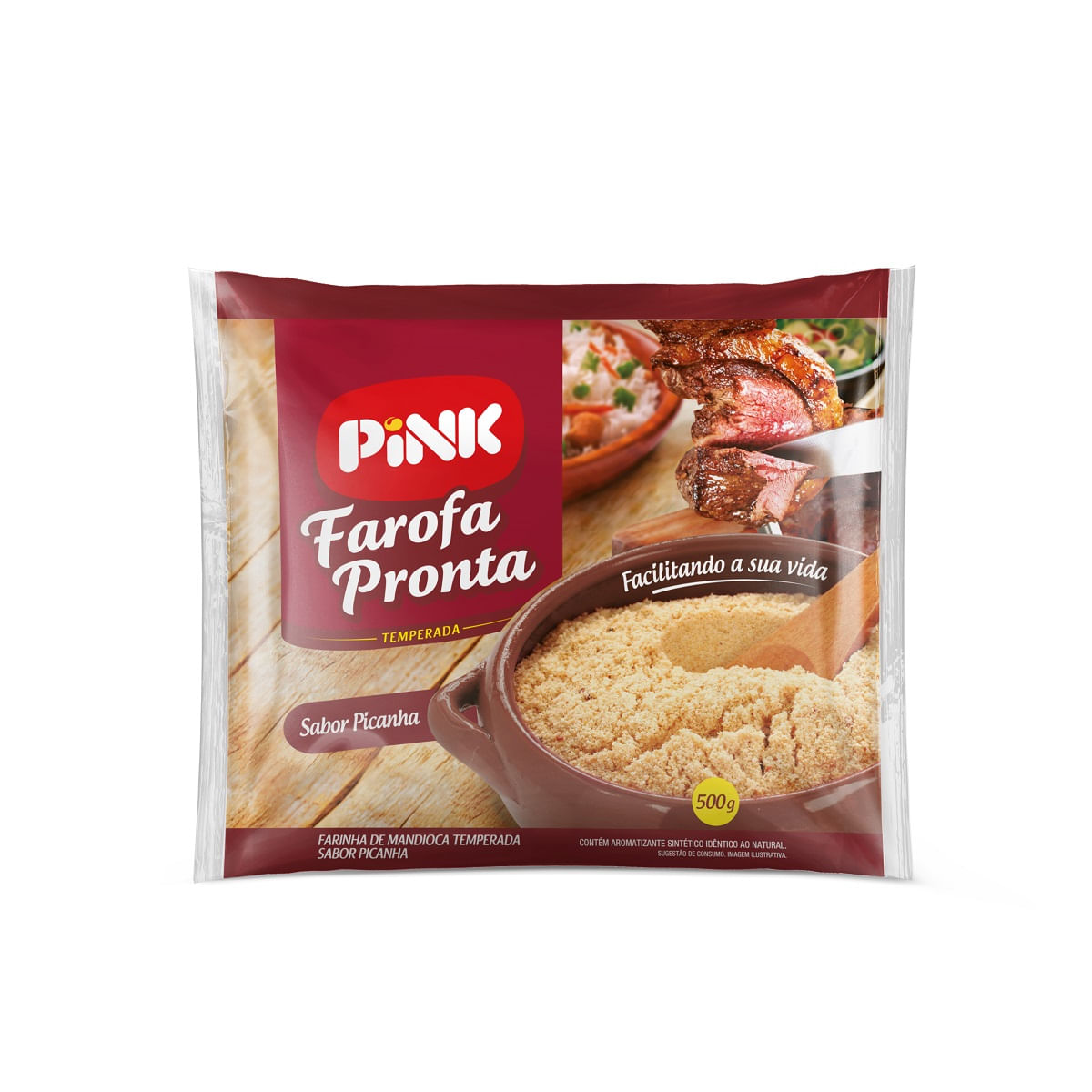 Farofa Pronta Picanha Pink 500 g