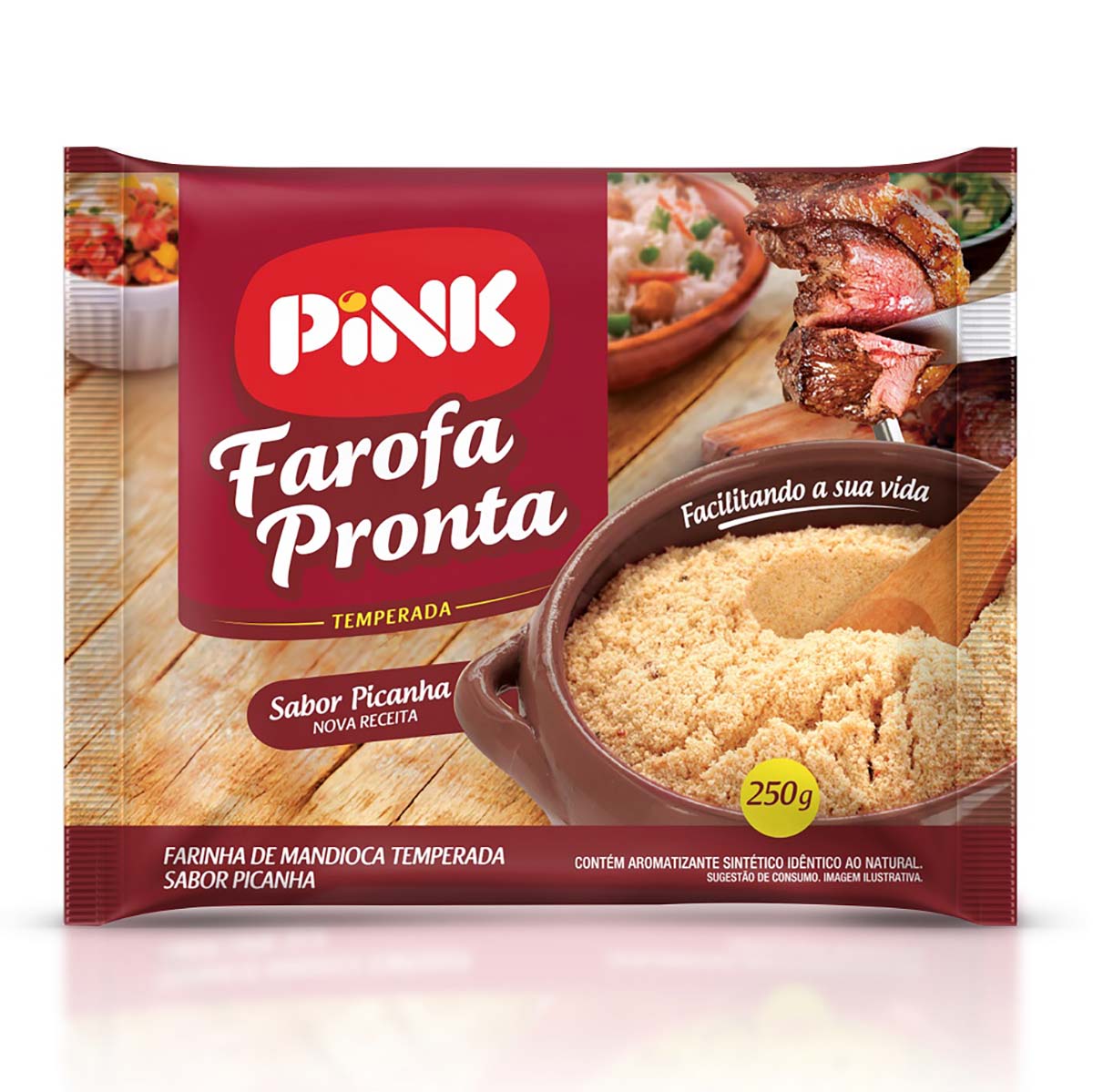 Farofa Pronta Pink Picanha 250 g