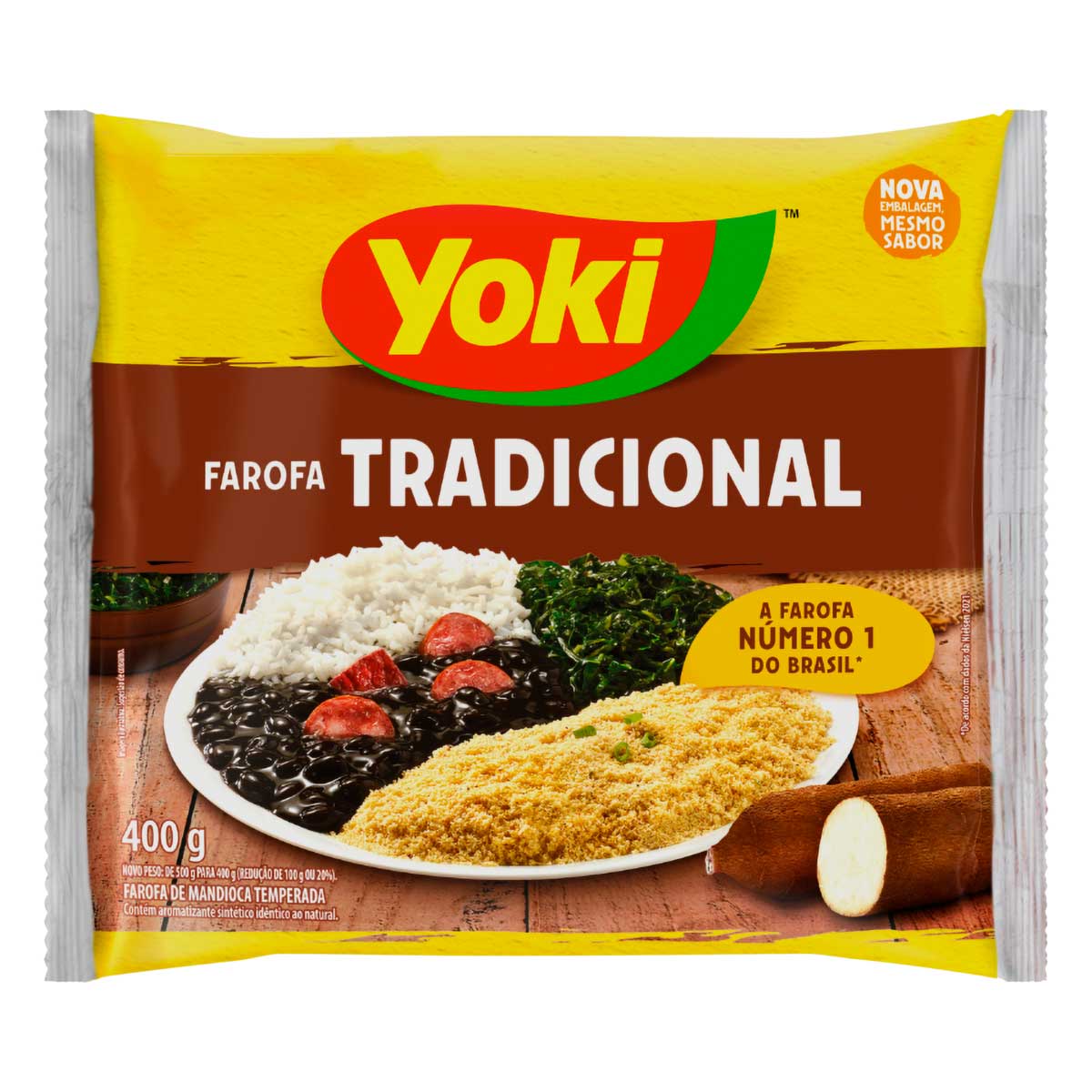 Farofa de Mandioca Tradicional Yoki 400g