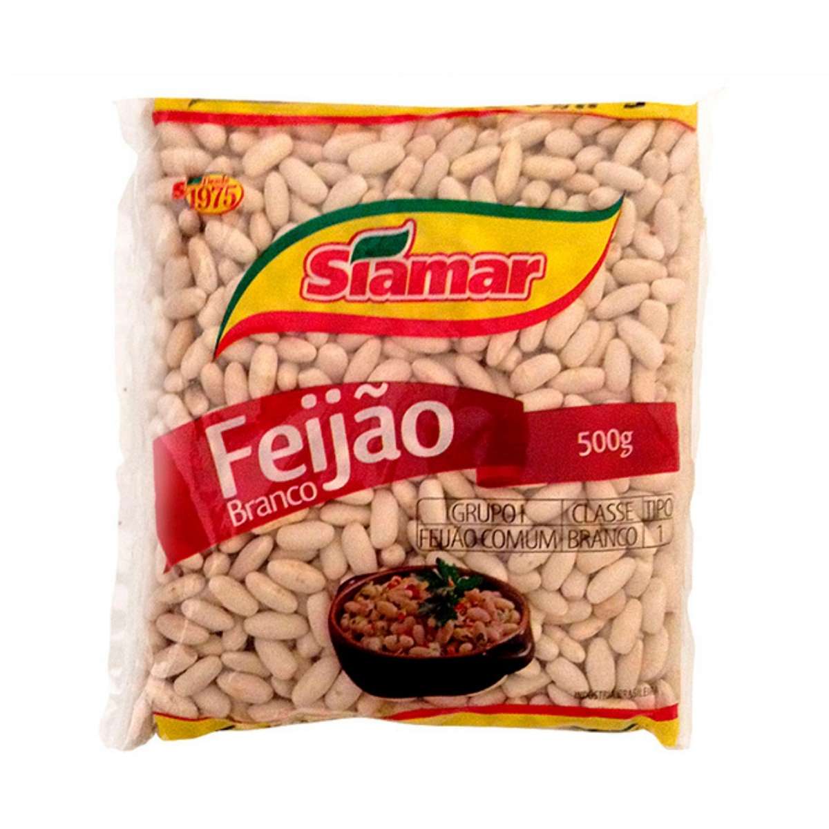 Feijao Branco Siamar 500 g