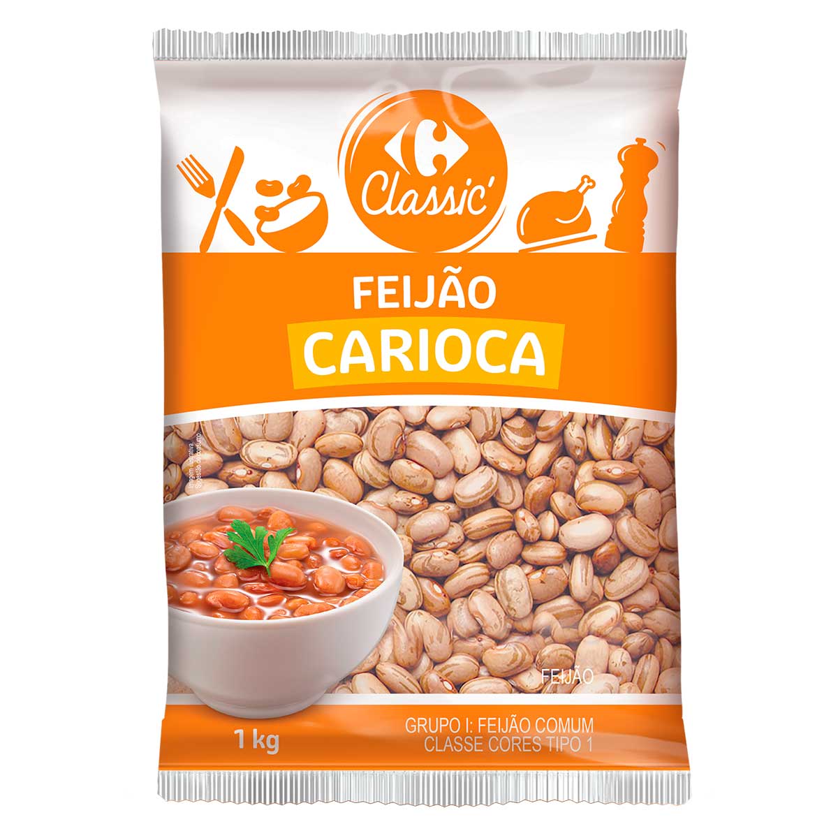 Feijão Carioca Carrefour Classic 1 Kg