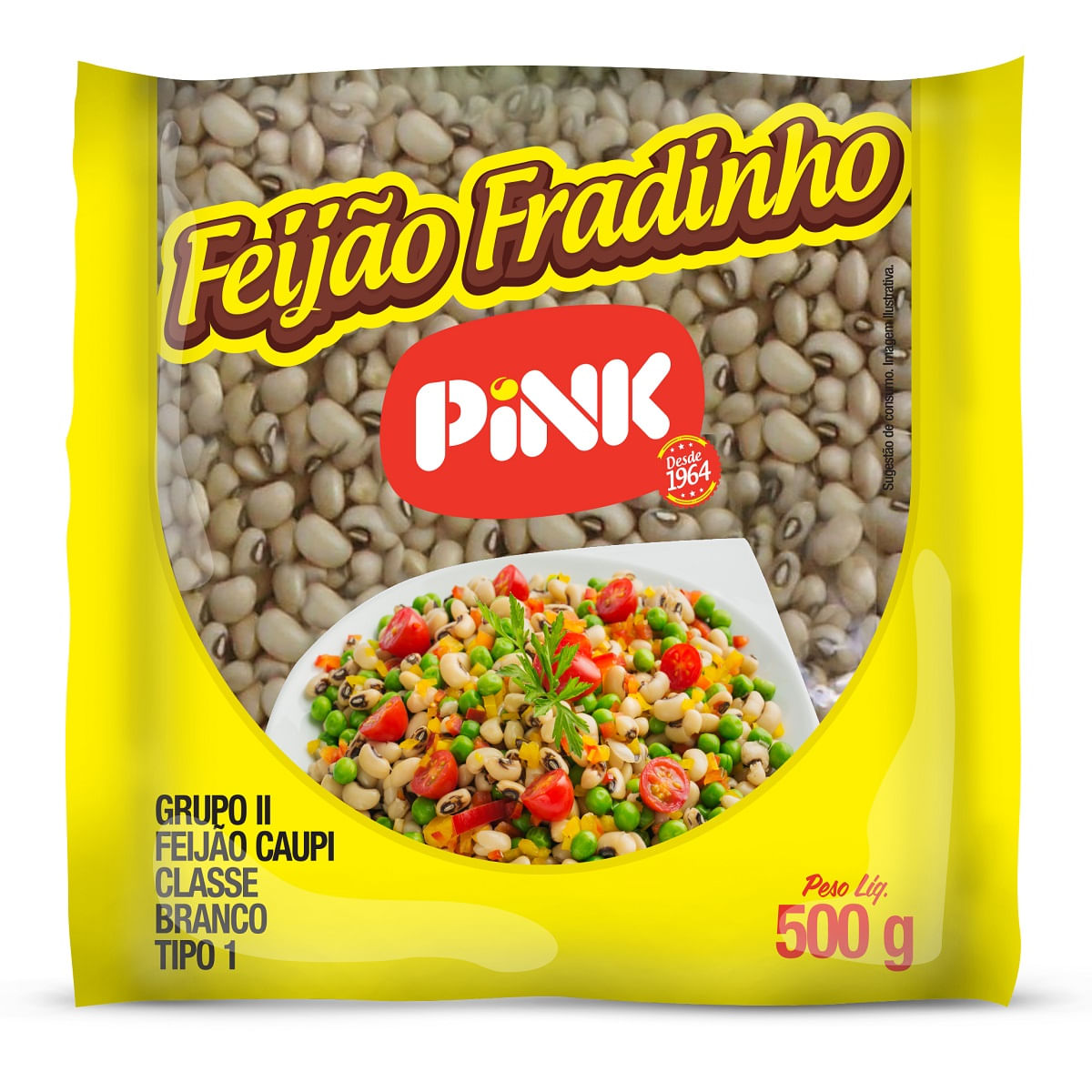 Feijão Fradinho Pink 500 g T1