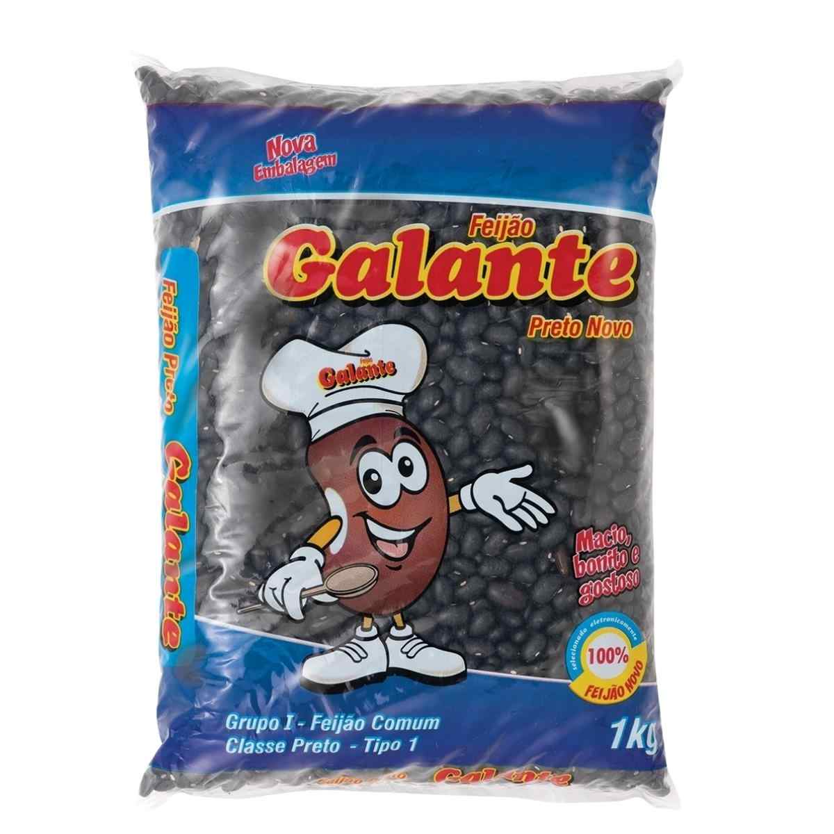 Feijão Preto Galante 1 kg