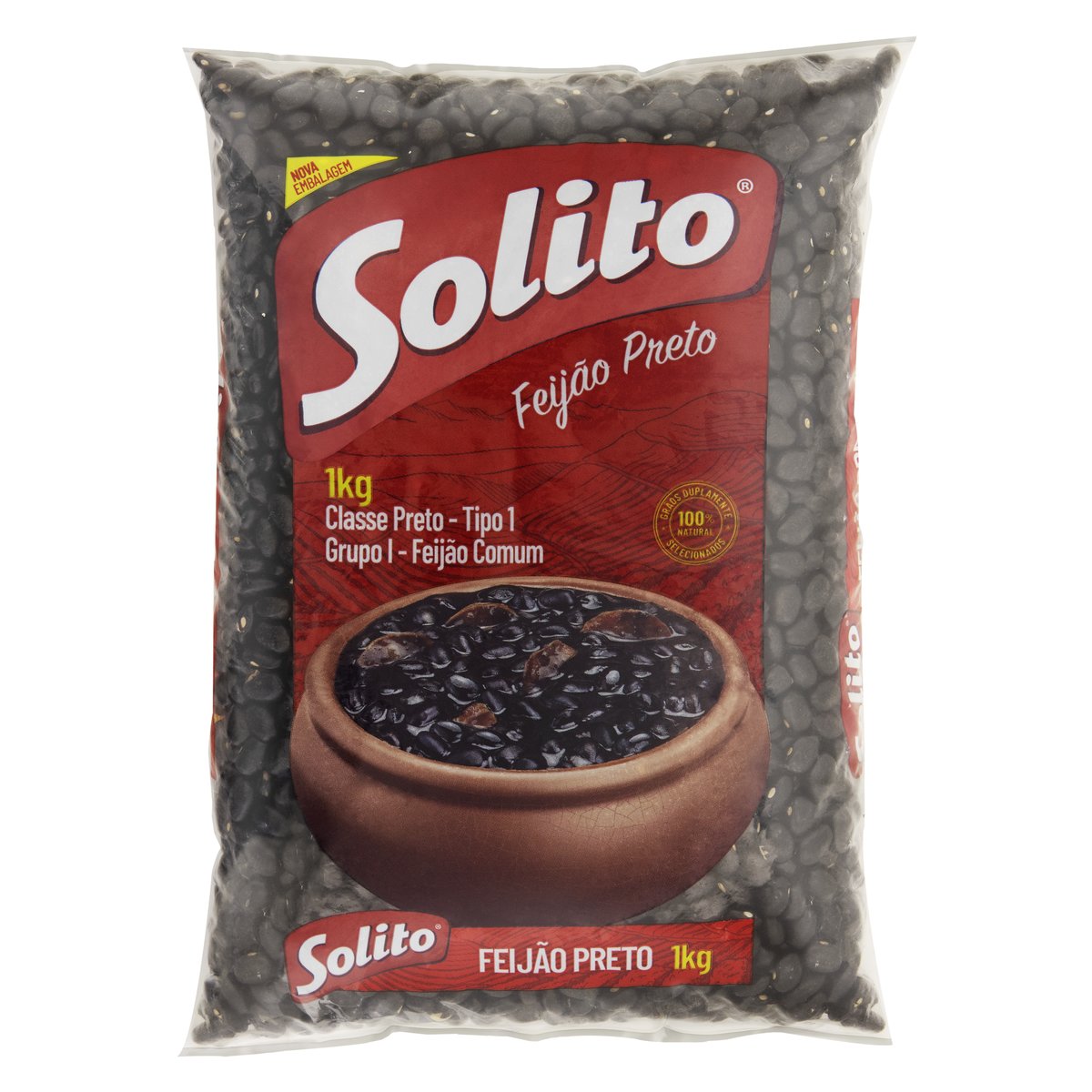 Feijão Preto Tipo 1 Solito 1Kg