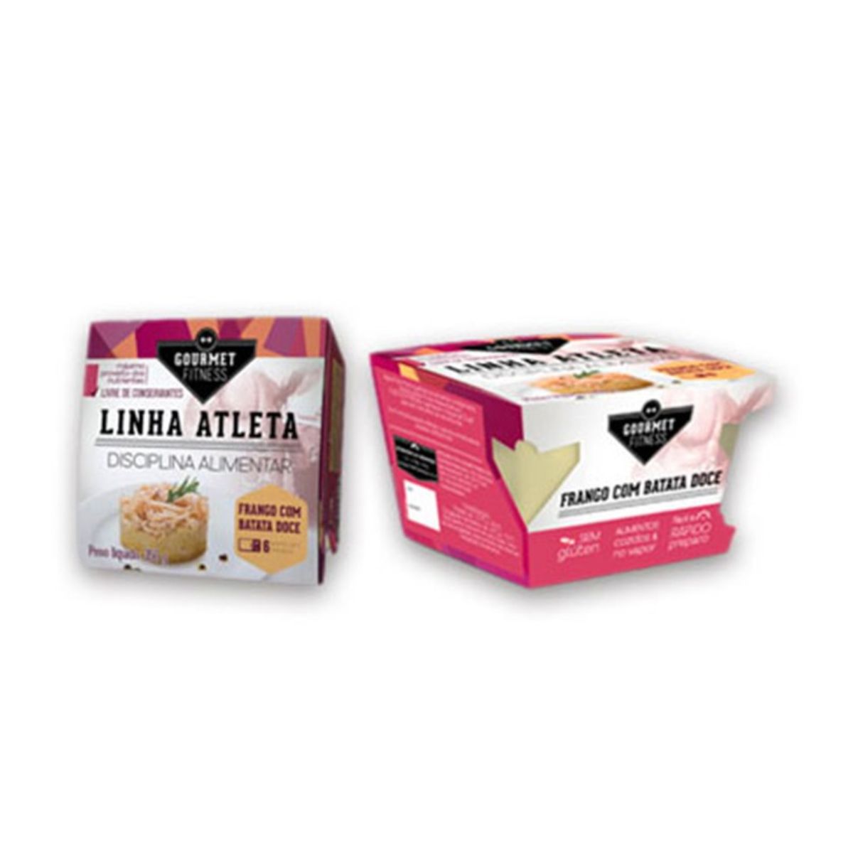 Frango com Batata Doce Gourmet Fitness Linha Atleta 350 g