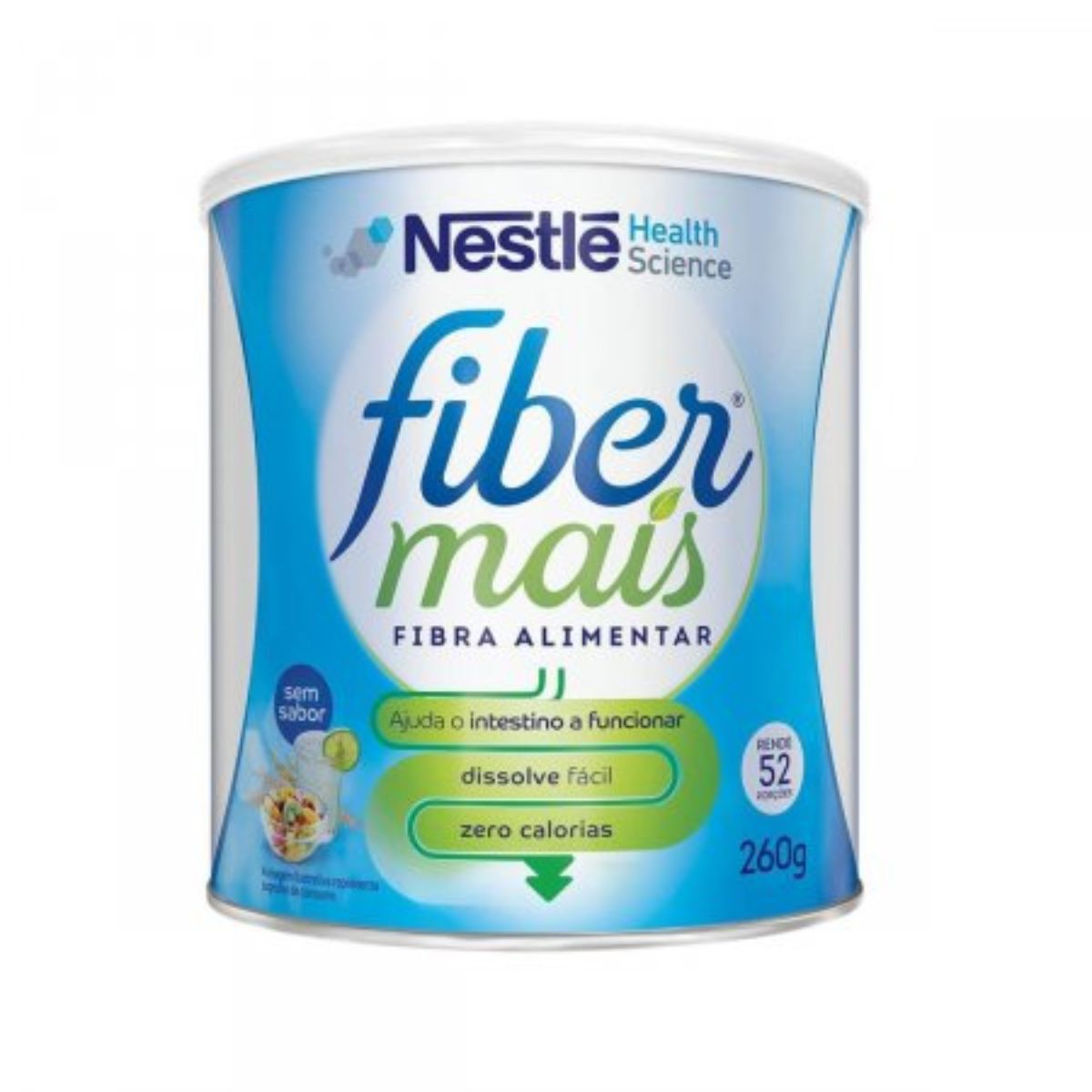 Fibra Alimentar Fiber Mais Sem Sabor Com 260g