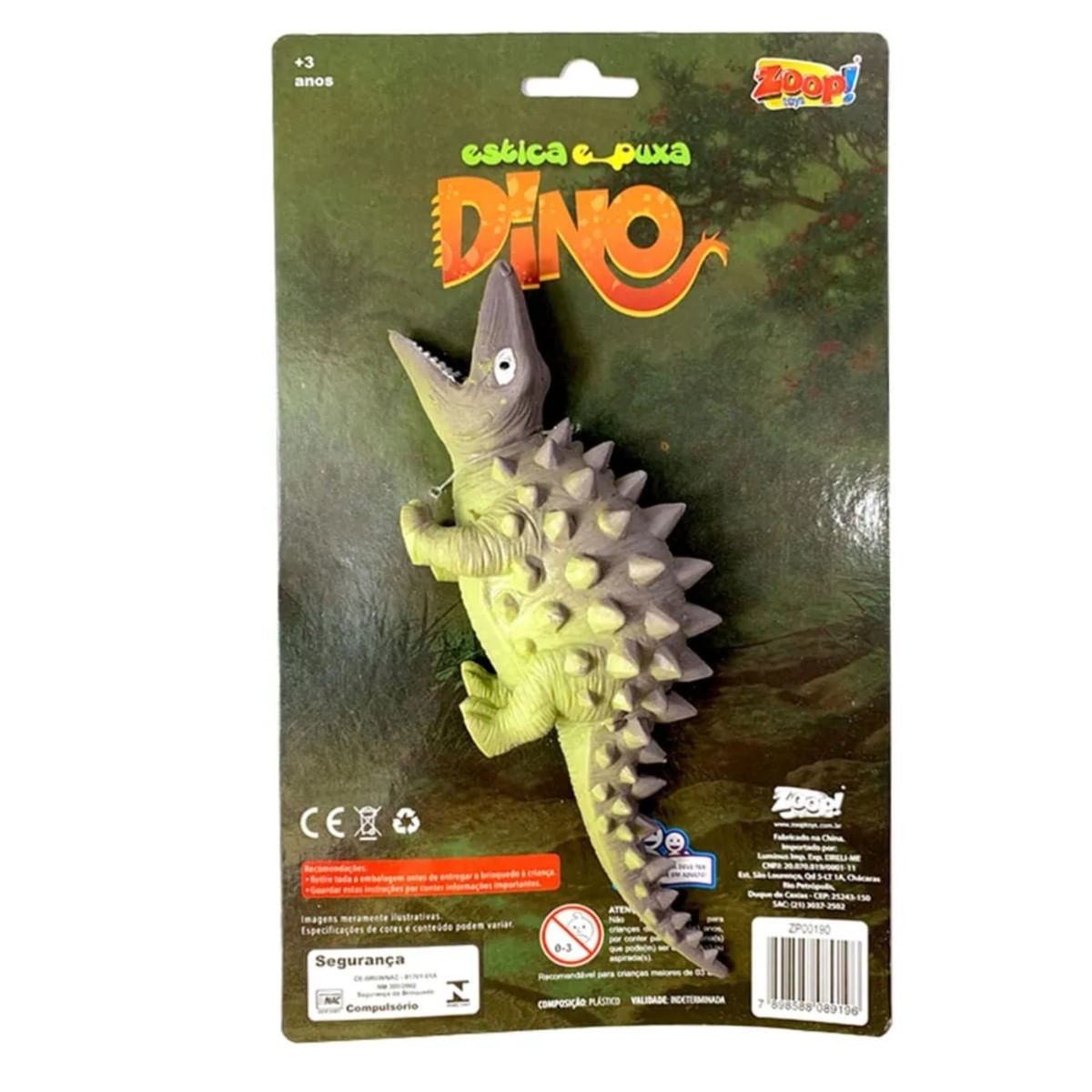 Boneco Coleção Dino Estica e Puxa Zoop Toys 1 unidade