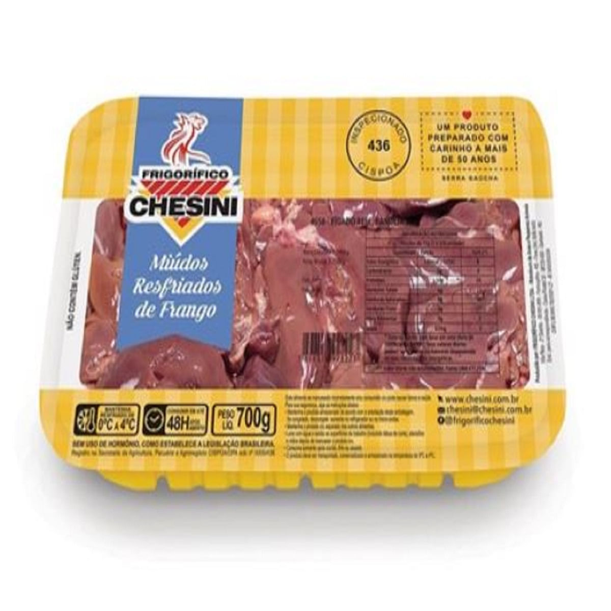 Fígado de Frango Resfriado Chesini 700g