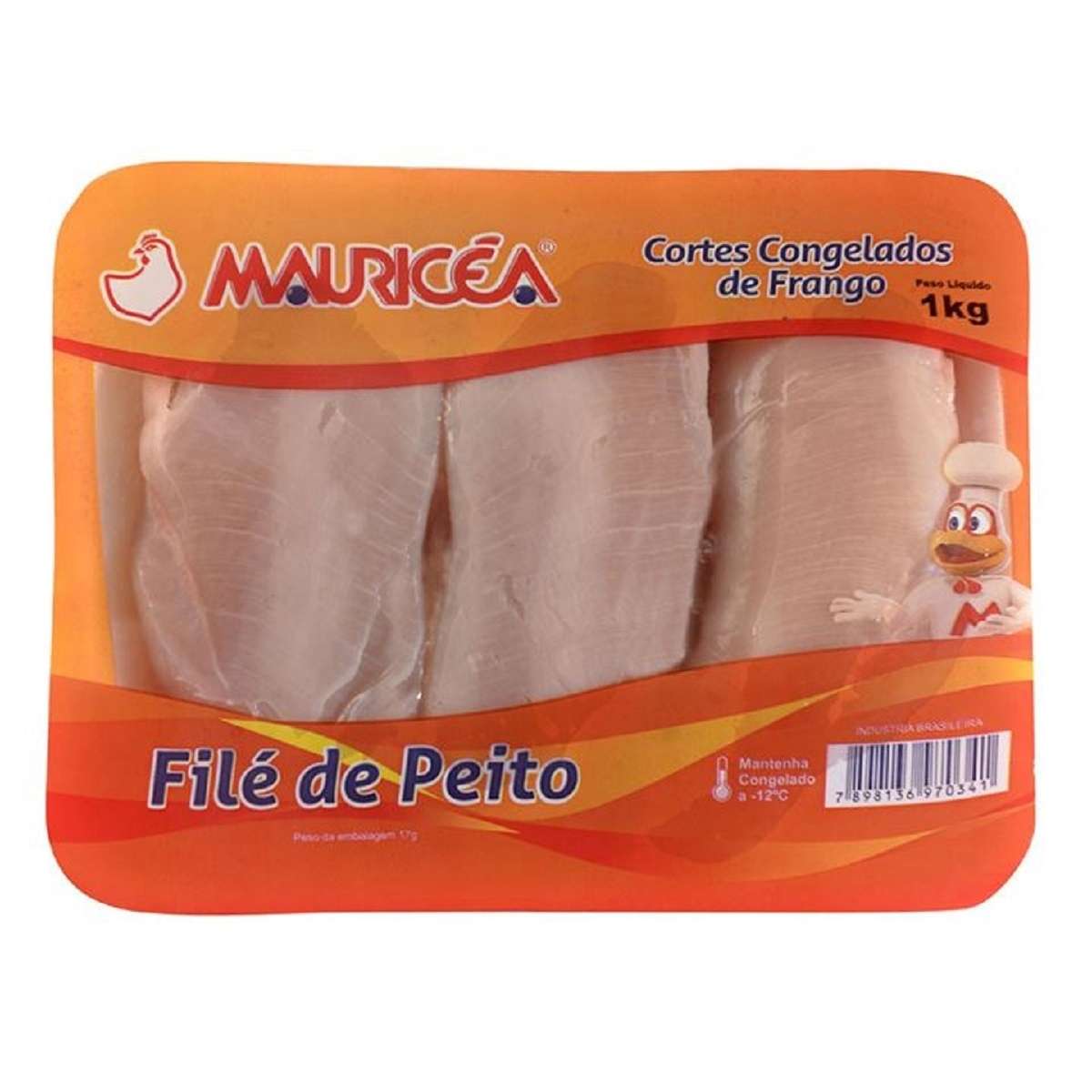 File de Peito de Frango Congelado Mauricea 1 kg