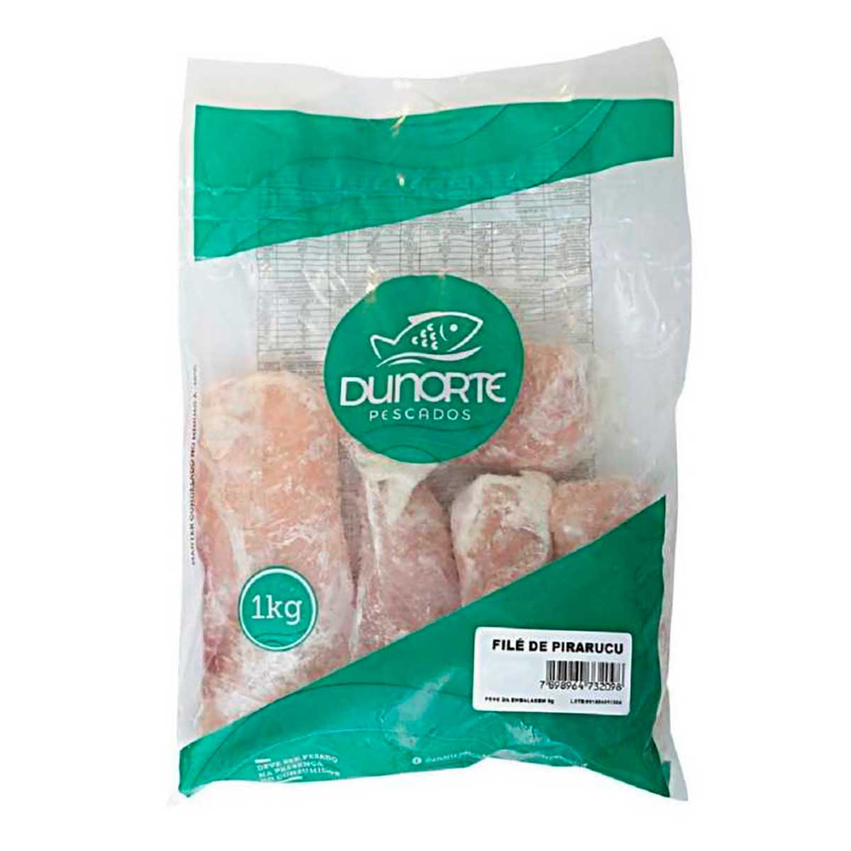 Filé de Pirarucu Congelado Dunorte 1 kg