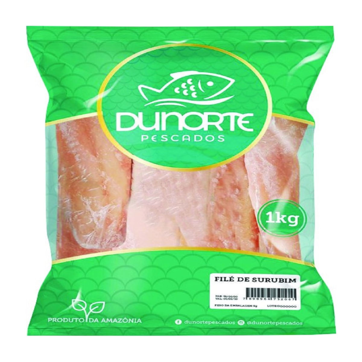 Filé de Surubim Congelado Dunorte 1 kg