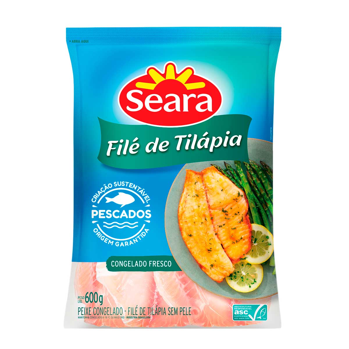 Filé de Tilápia Congelado Seara 600 g